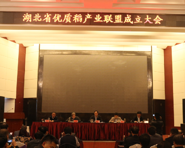 湖北省优质稻产业联盟成立大会在监利召开