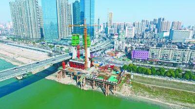 武汉月湖桥 姊妹桥 6月份封顶 老月湖桥将变成