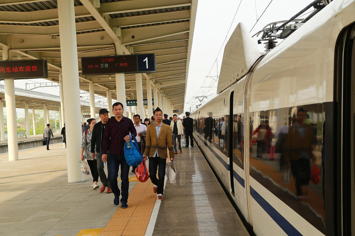黄冈首发至北京广州始发高铁 单程最快仅需5小