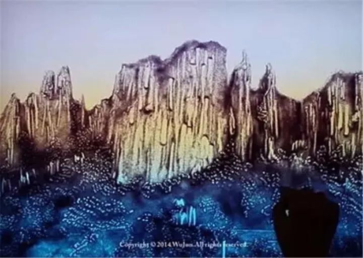 V视 | 动画系老师用沙画描绘恩施大峡谷