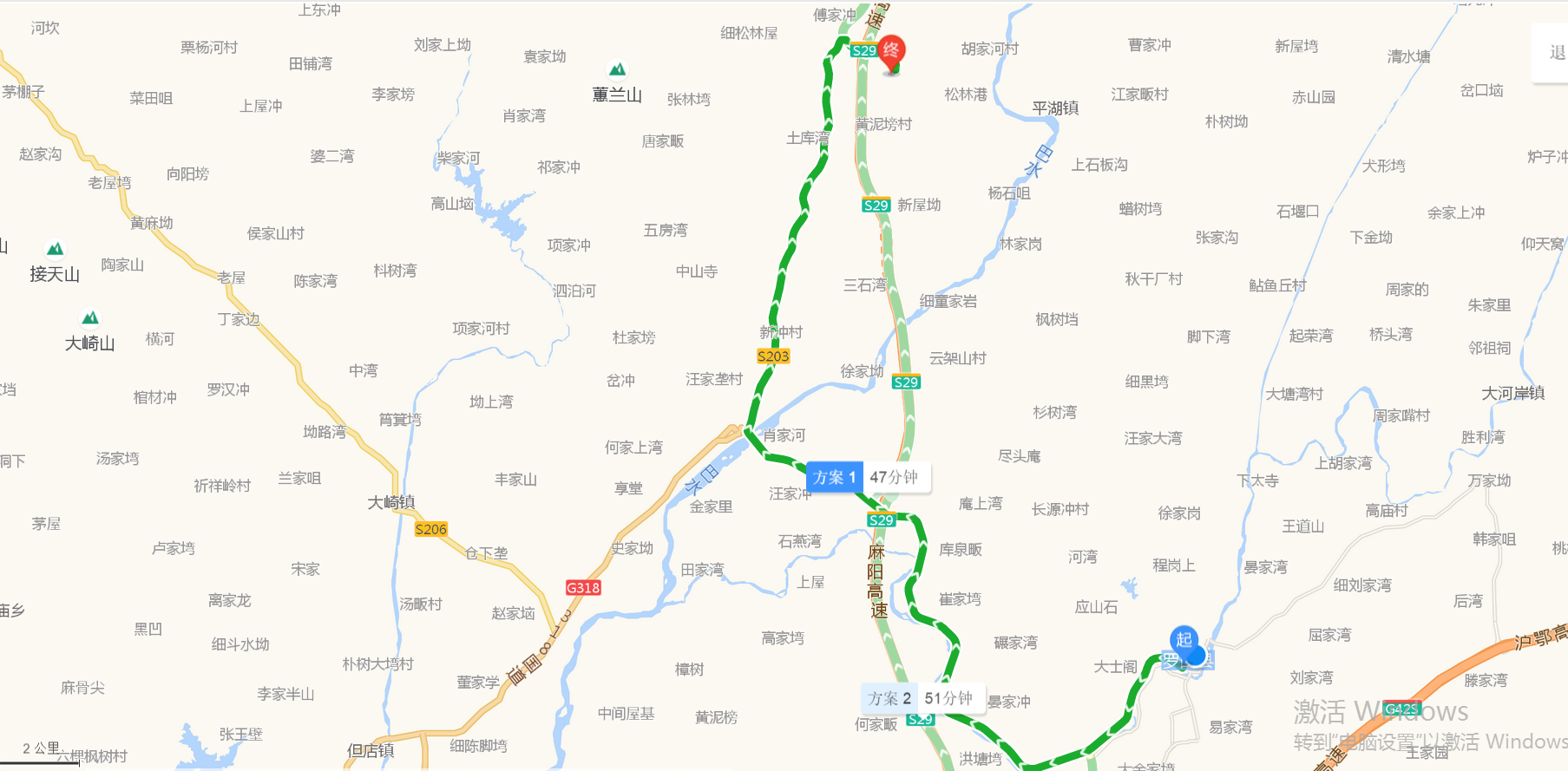 罗田县三里畈镇江家边村旅游线路图片